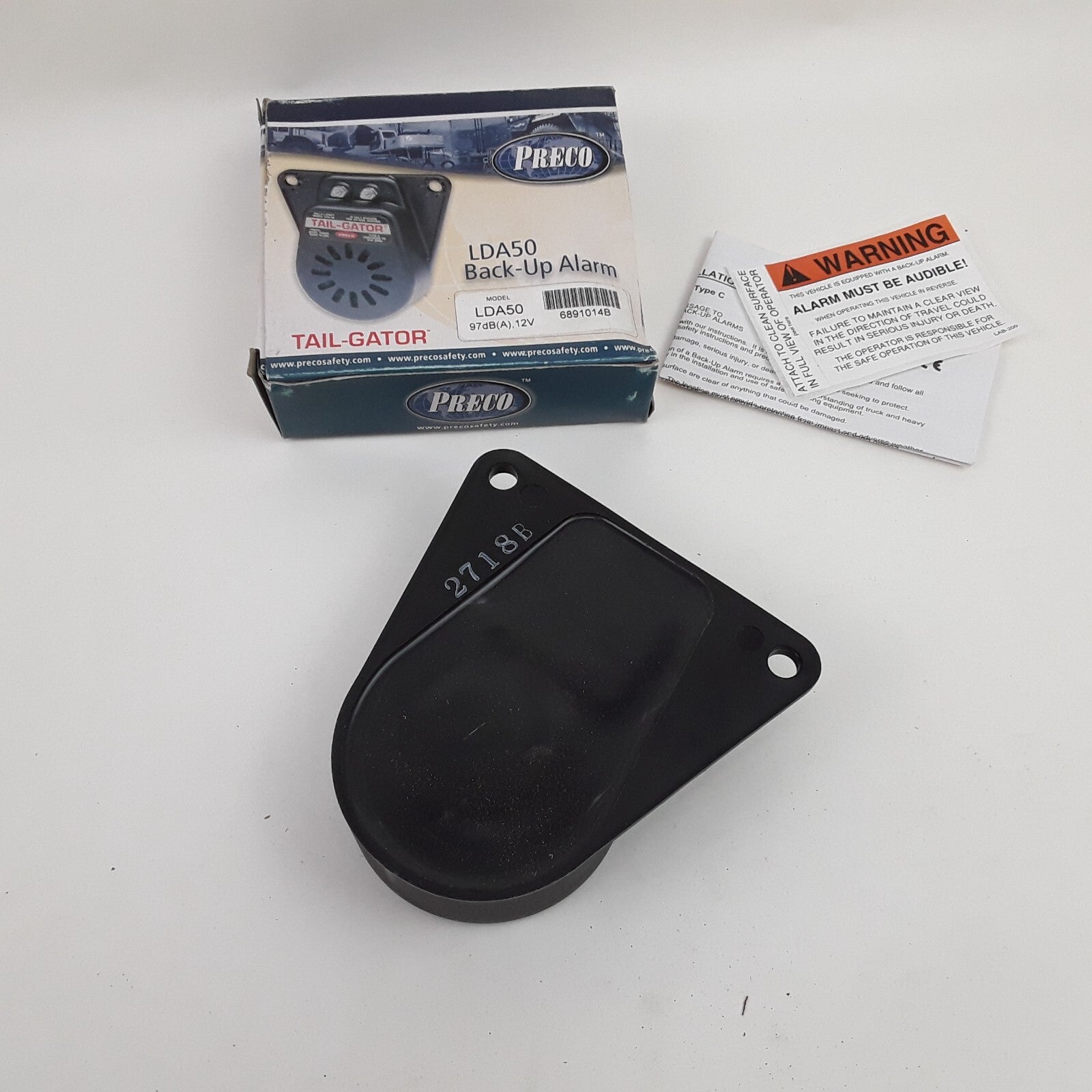 Preco Safety LDA50 Car Truck Tail-Gator Back-Up Alarm 97 DB & 12 Volt VDC