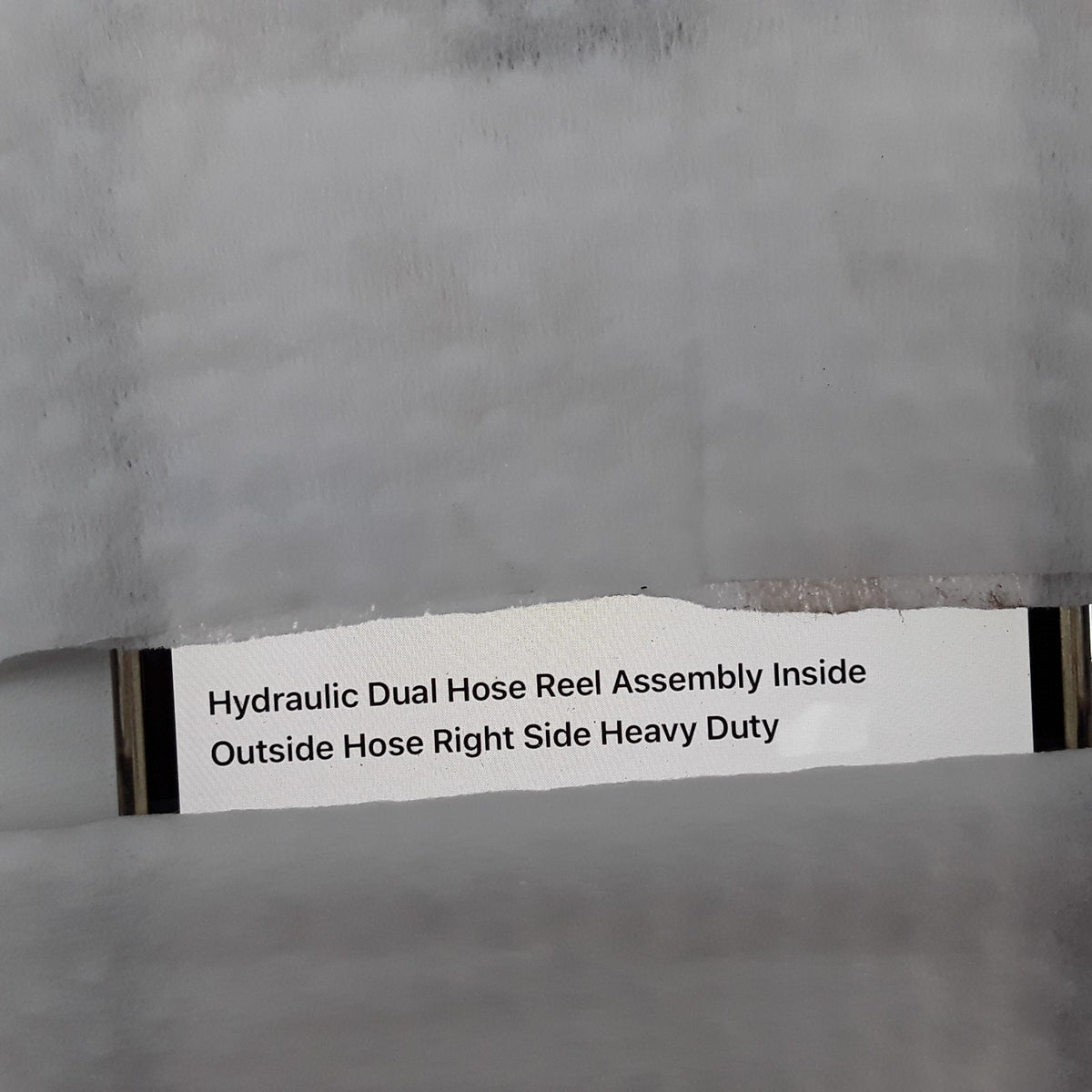 Right-Side Hydraulic Dual Hose Reel Assembly Heavy Duty For Forklifts Cranes