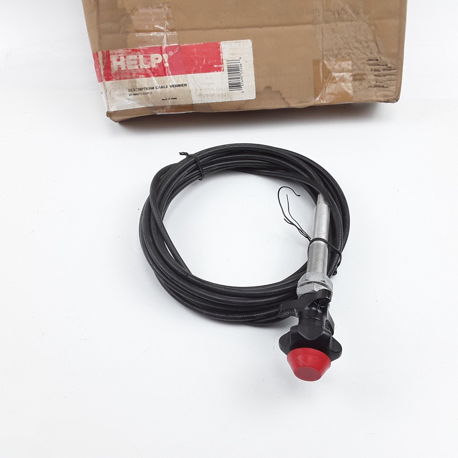 Dorman 55206 Multi-Purpose Control Cables With 2 In Black Knob 25 Feet Length