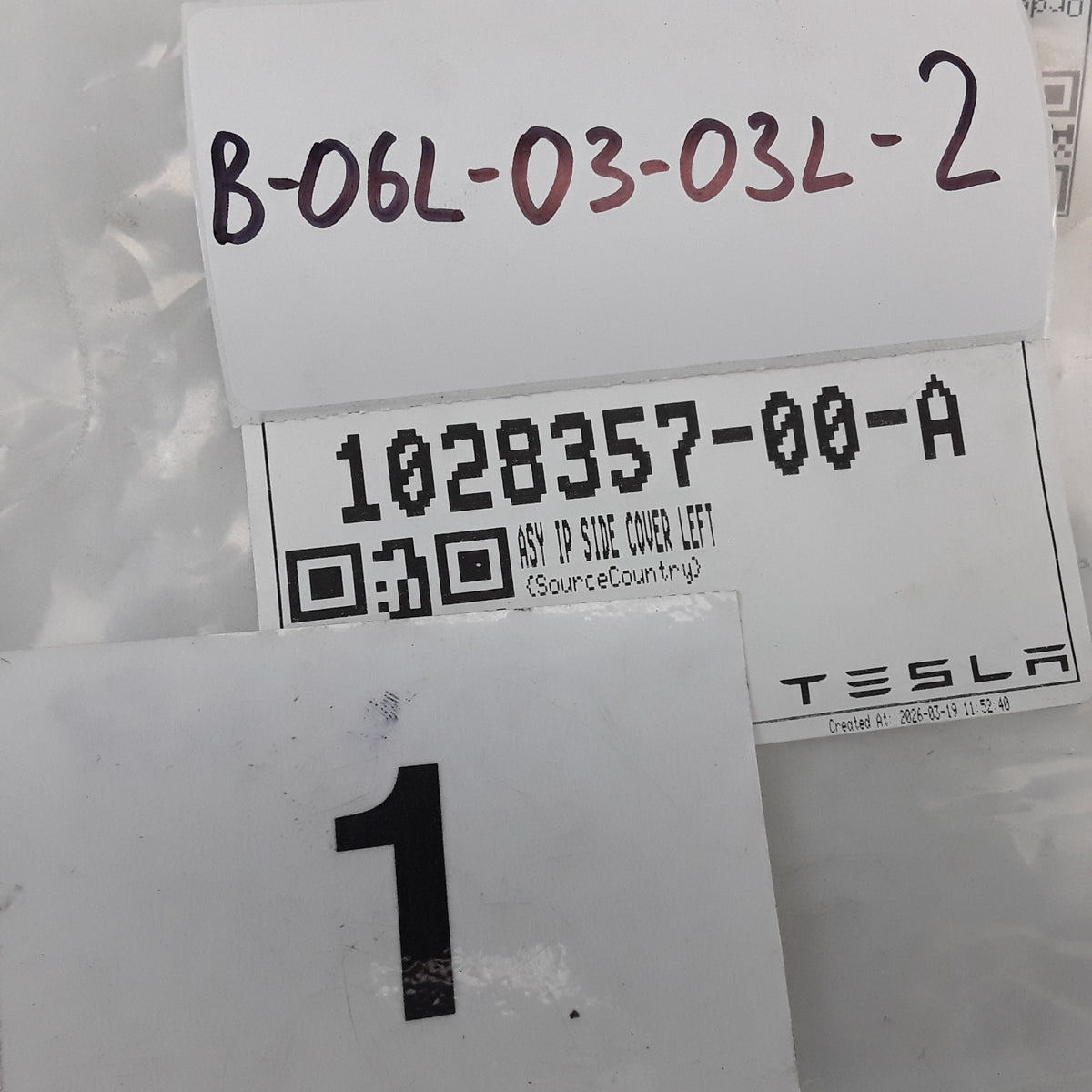 1028357-00-A Left Instrument Panel Side Cover For Tesla Model S 2012-2021 OEM