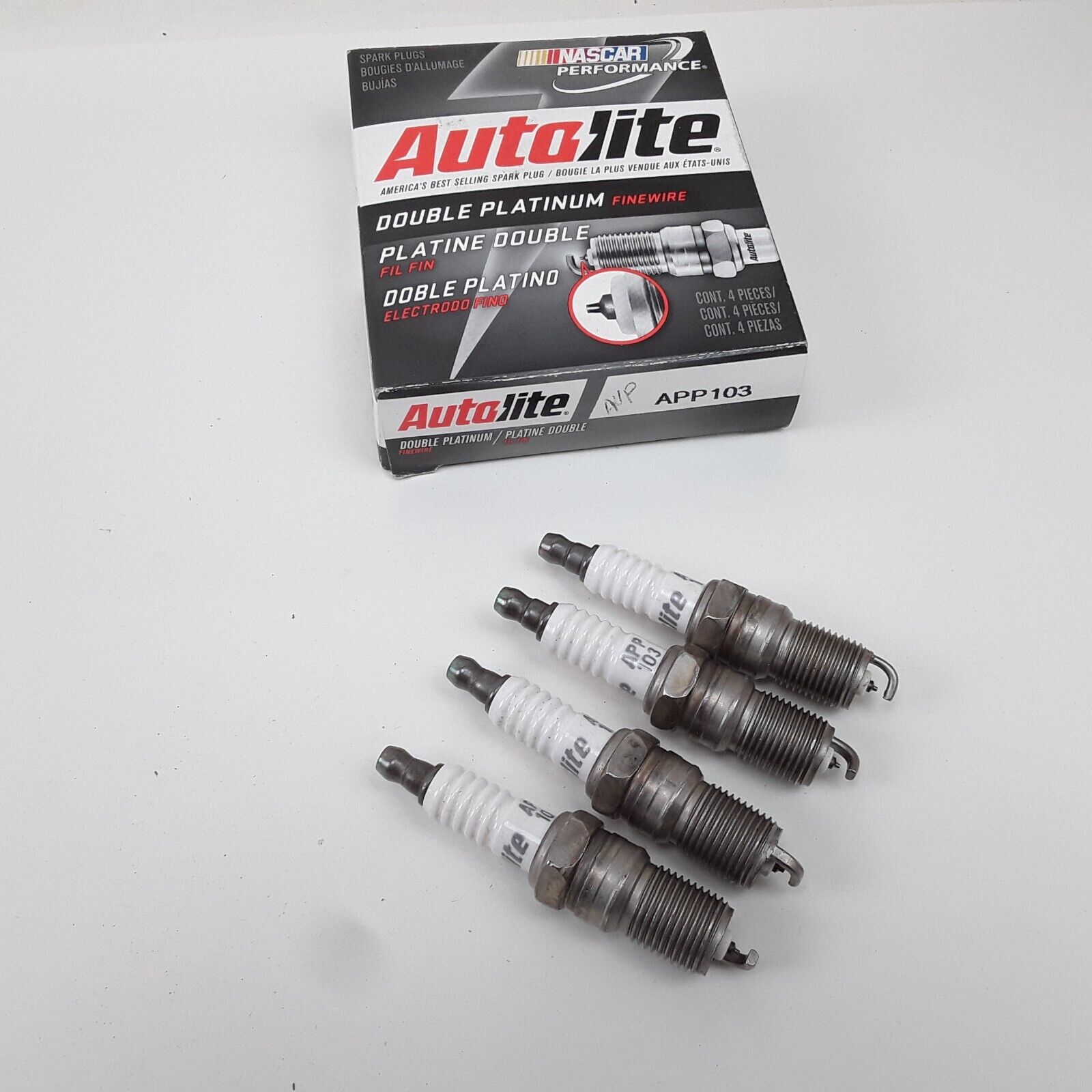 Double Platinum Spark Plug Fits Mazda Mercury Pontiac Dodge Ford Volvo 1976-2019