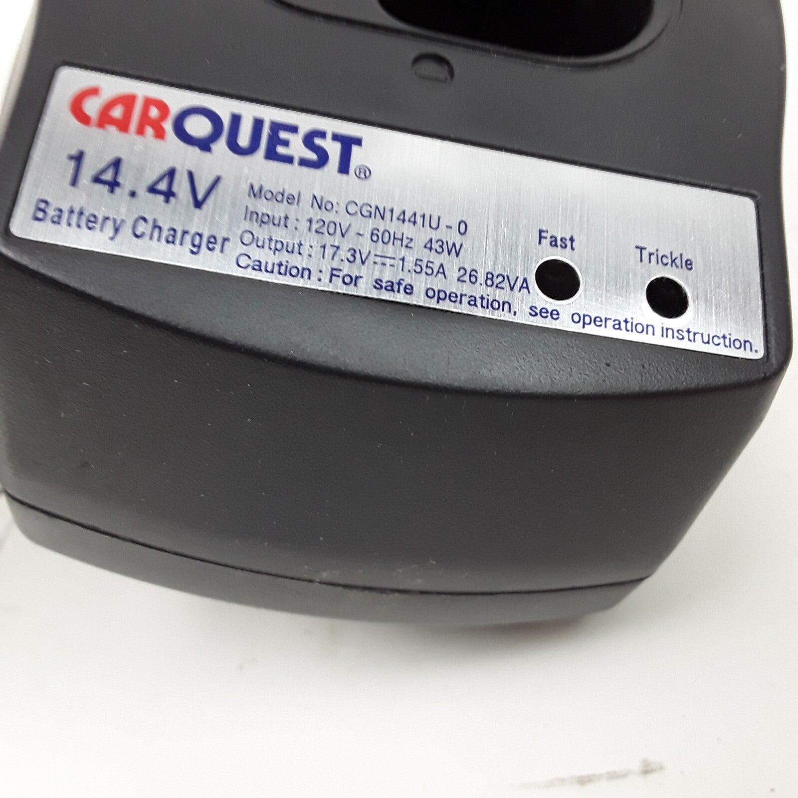 Carquest EQP7432 IN-CD 14.4V Tool Battery Charger CGN1441U-0