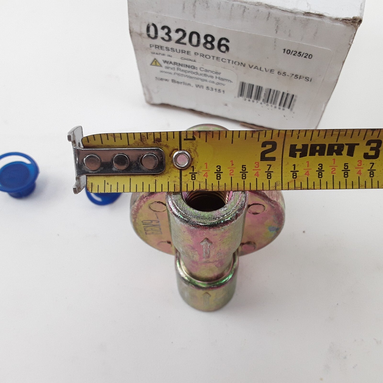 032086 Air Brake Pressure Protection Valve Nominal Closing Pressure 65-75PSI