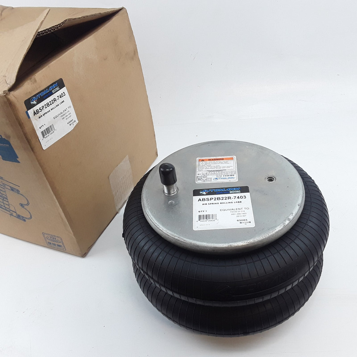 Automann ABSP2B22R-7403 Air Spring Rolling Lobe Double Convoluted For Trucks
