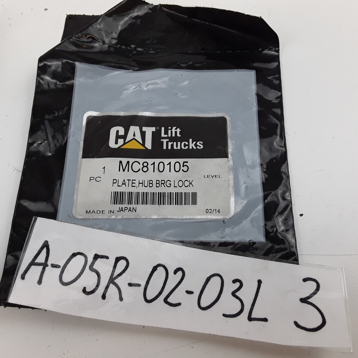 Caterpillar MC810105 Plate Hub Bearing Lock Fits Mitsubishi Caterpillar Forklift