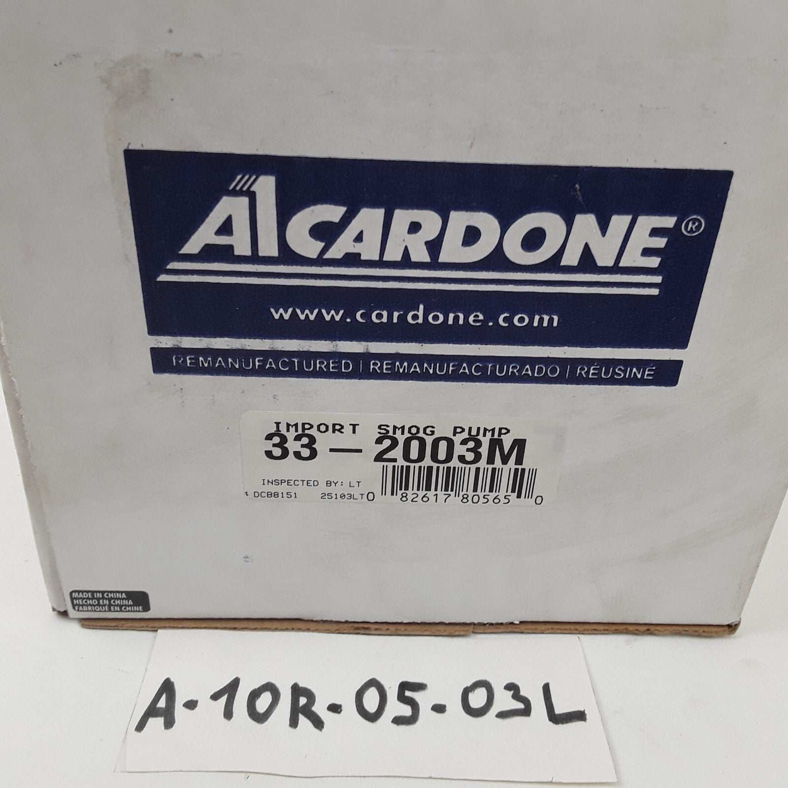Cardone 33-2003M Black Smog Air Pump Assembly For Volkswagen Audi 1997-2012