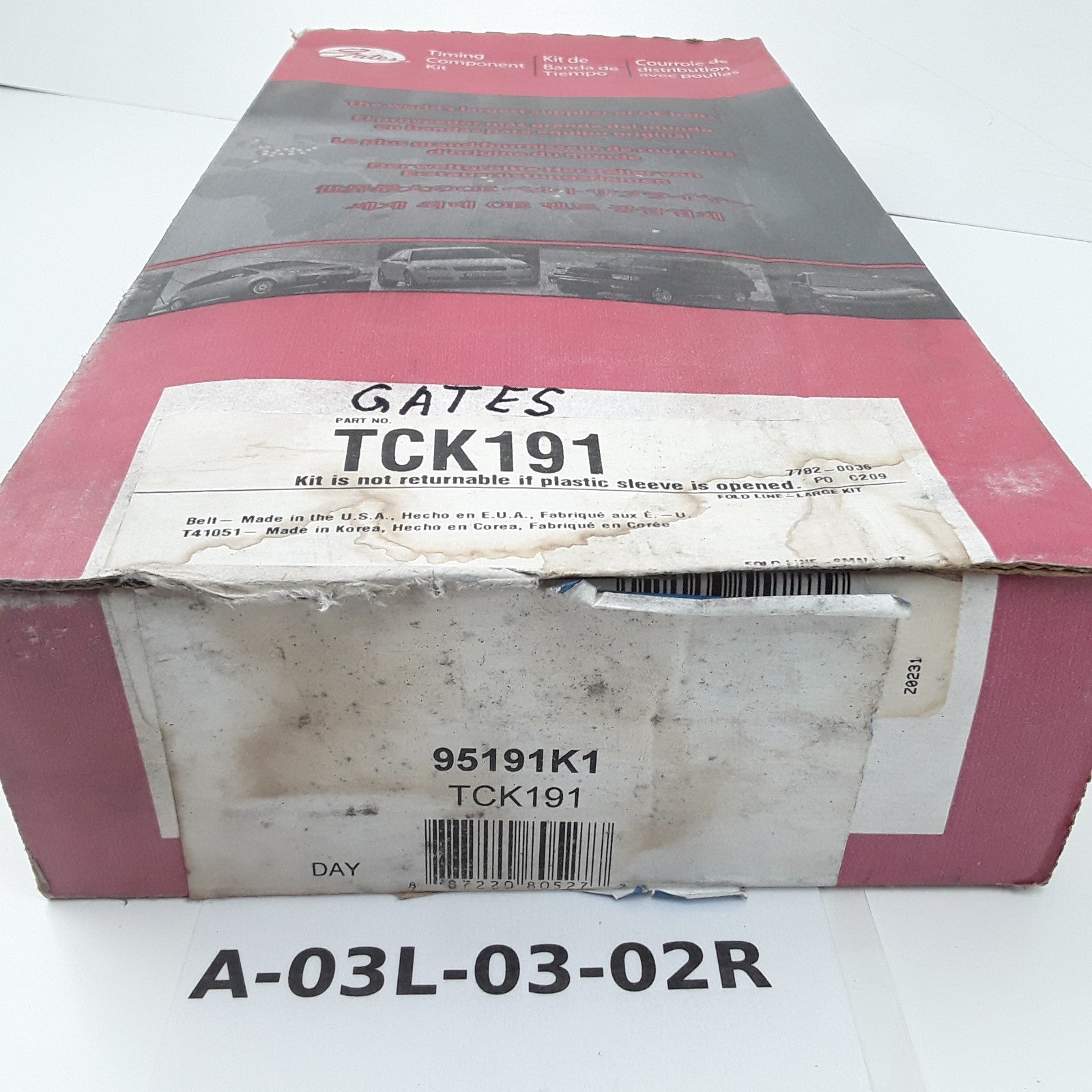 Engine Timing Belt Component Kit Fits Dodge Colt 1992-1995 Eagle Summit 1991-96