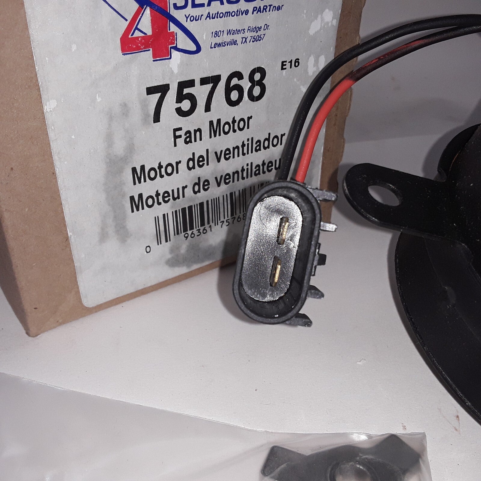 Four Seasons 75768 Condenser Fan Motor Fits Cadillac Chevrolet GMC (2004-2014)