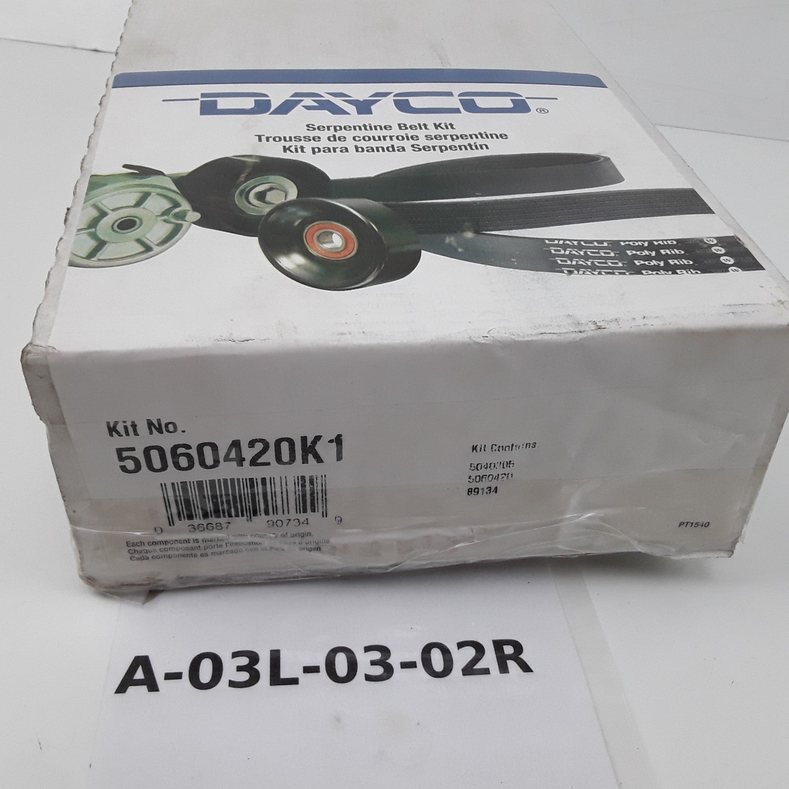 Dayco 5060420K1 Serpentine Belt Drive Component Kit Fits Nissan Maxima 2004-2006