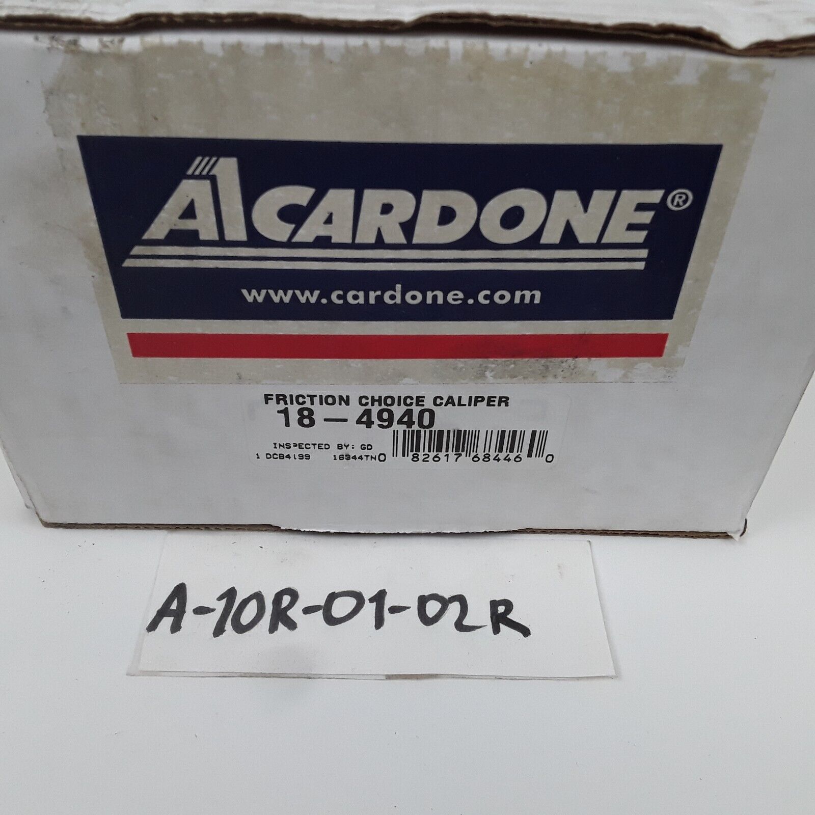 Cardone Industries 184940 Reman Brake Hydraulics - Disc Brake Caliper, Rear Left