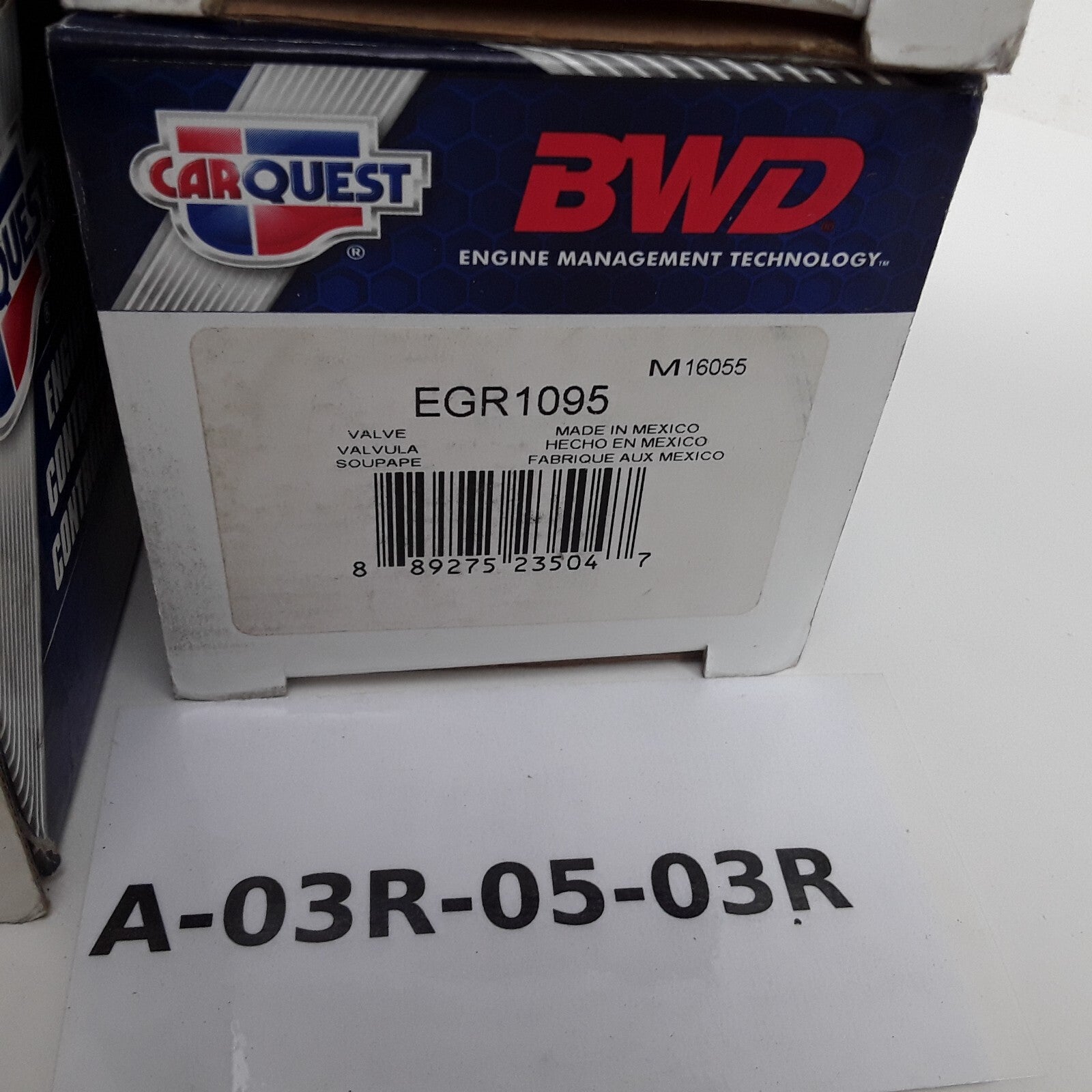 BWD EGR1095 EGR Valve Fits Jaguar Buick Pontiac Chevrolet Oldsmobile (1995-2007)