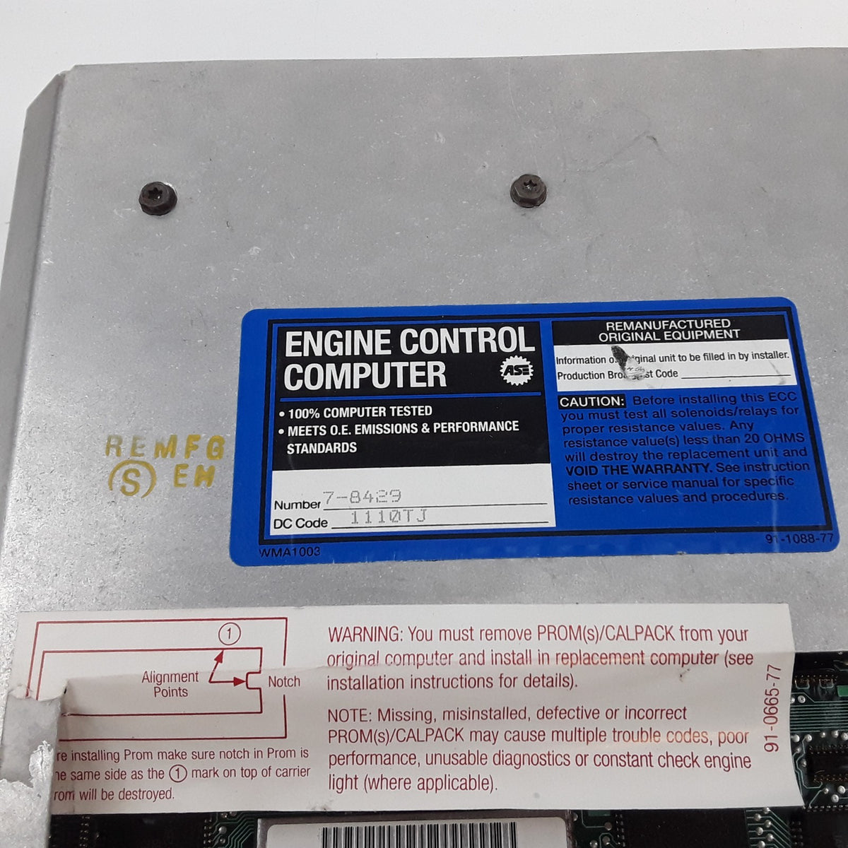 Powertrain Control Module Fits Cadillac Eldorado Oldsmobile Aurora 1993-1995