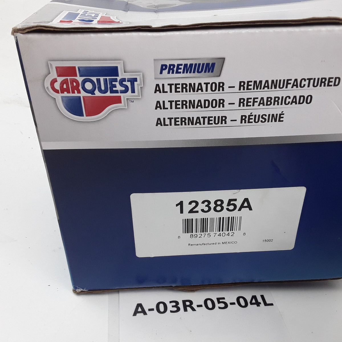 Carquest 12385A Alternator Remanufactured Fits Acura TL (1997-1998) 3.2L-V6