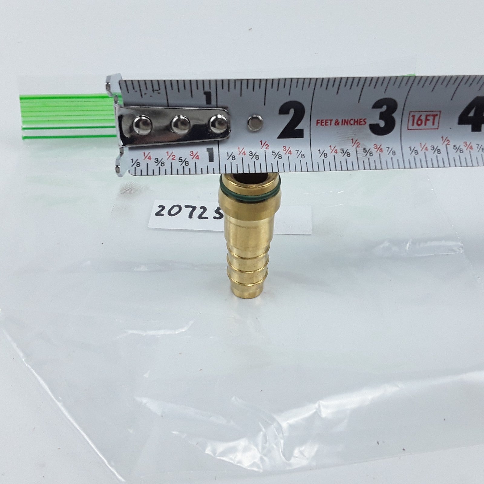 Brass Fuel Line 3/8" 5/8 Male Adapter Fitting Hose For Volvo,Mack Truck