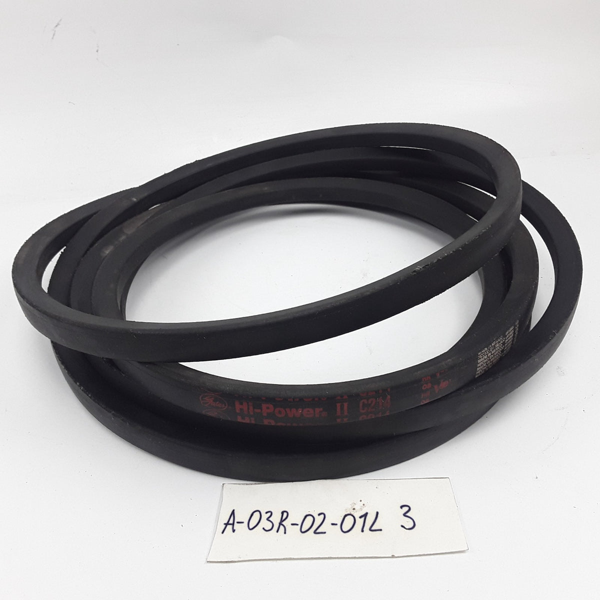 Gates C214 Industrial Hi-Power II Classic Wrapped V-Belt