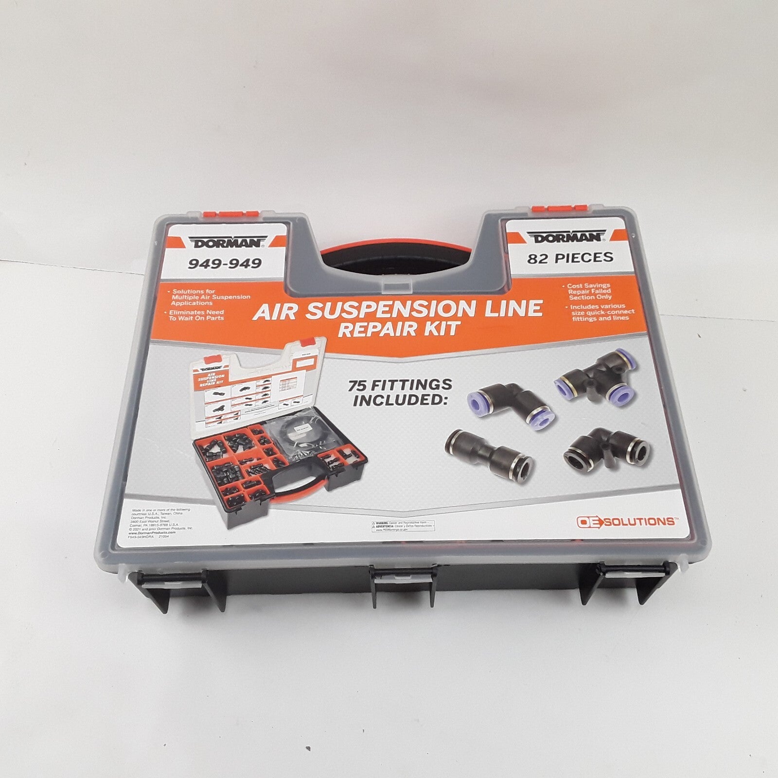 Trailer Truck Air Suspension Compressor Line Hose Repair Kit Length 419 mm