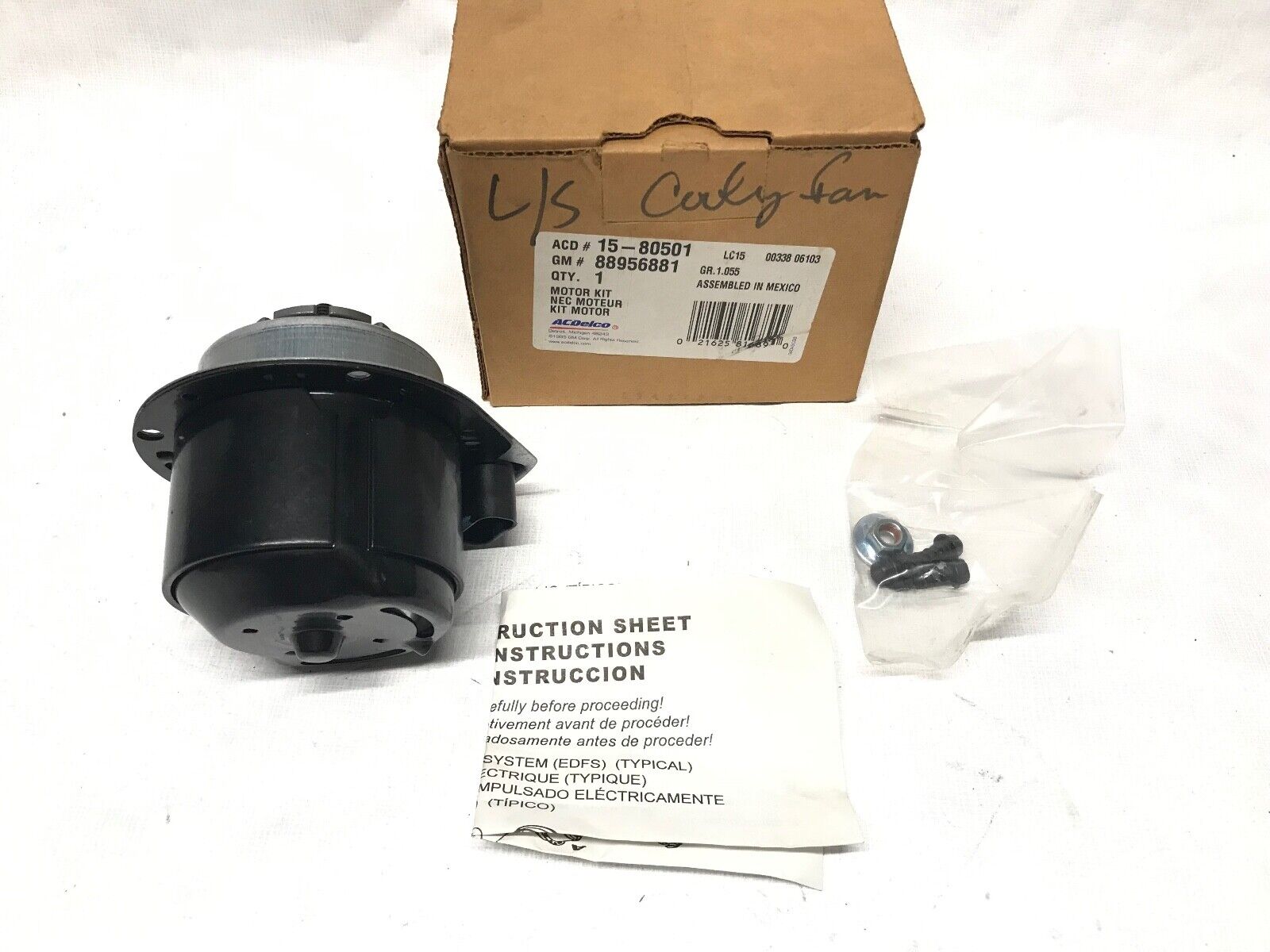 Engine Cooling Fan Motor Left FOR Pontiac Grand Prix,Chevrolet Impala 2004-2005 - HotCarParts