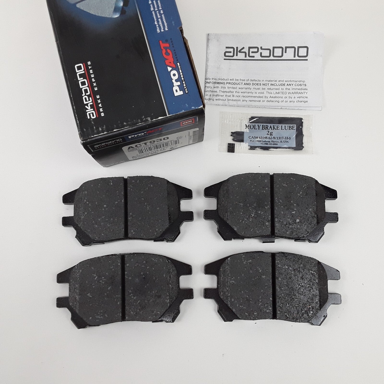 Disc Brake Pad Pads Set Front Premium Ceramic Fits Lexus RX300 2001 2002 2003