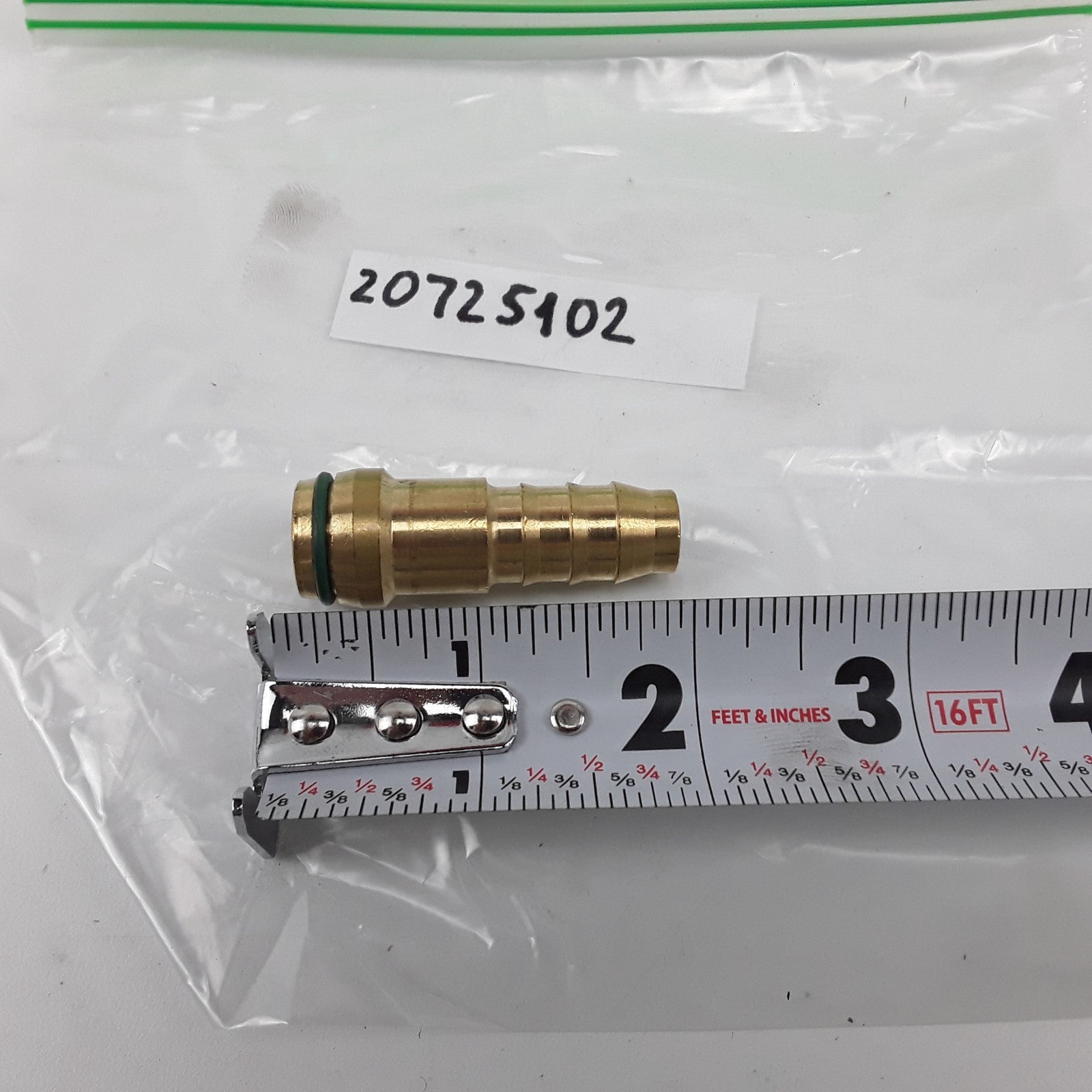 Brass Fuel Line 3/8" 5/8 Male Adapter Fitting Hose For Volvo,Mack Truck