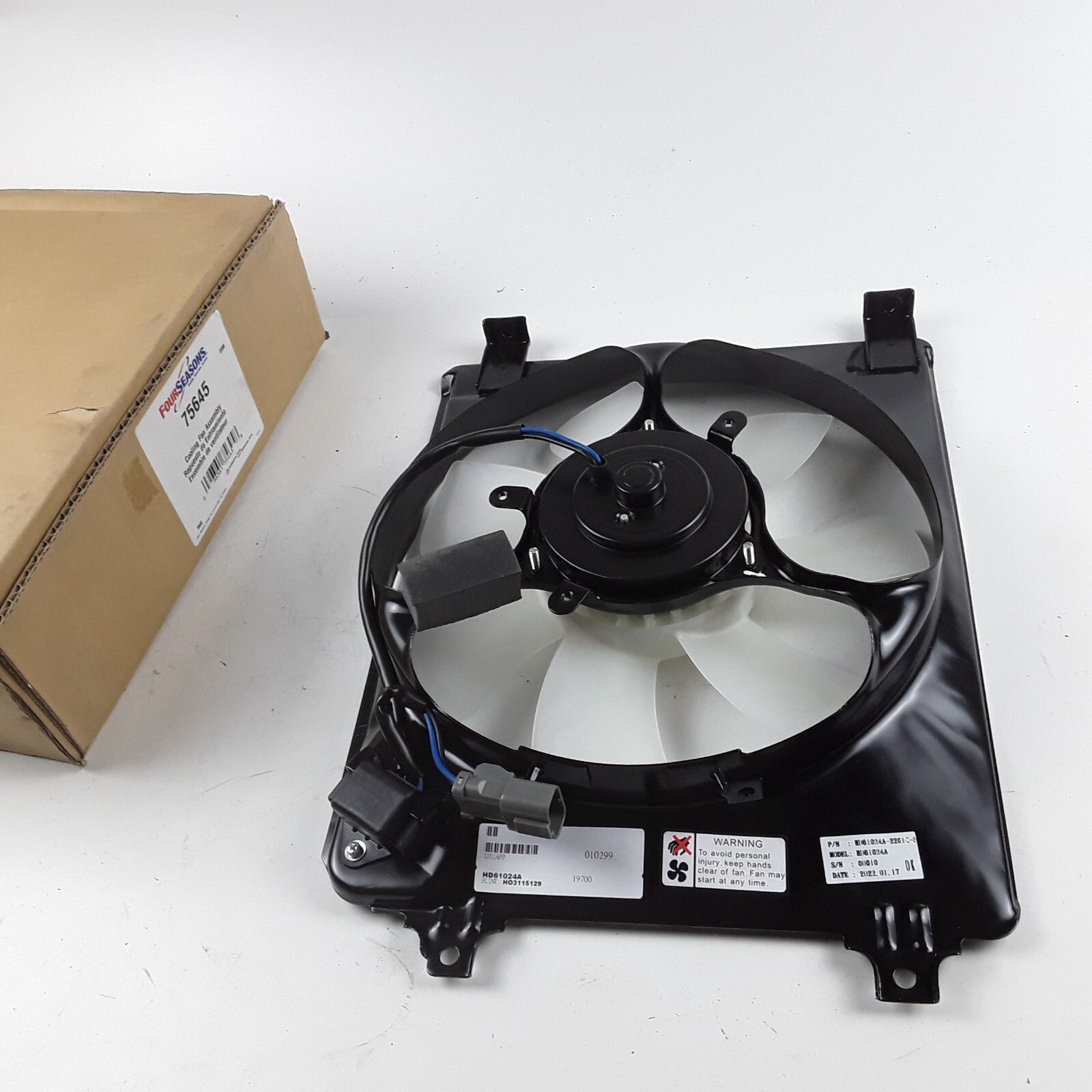 Four Seasons 75645 A/C Condenser Fan Assembly Fits Honda Civic (2006 2007-2011)