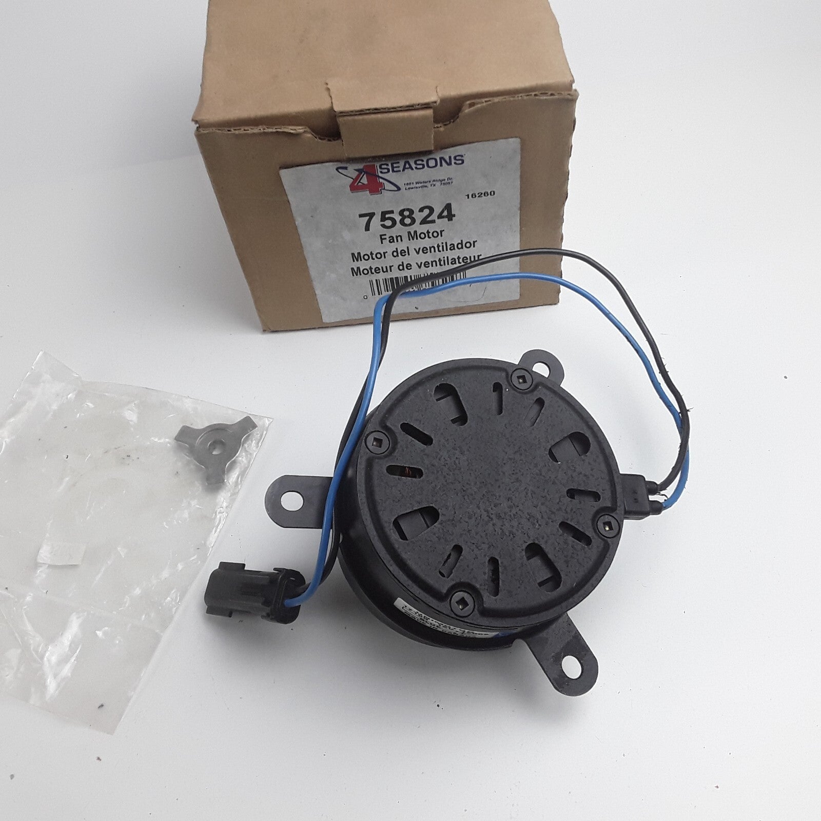4 Pole Radiator Engine Cooling Fan Motor Fits Jeep Grand Cherokee 4.0L-L6 2004