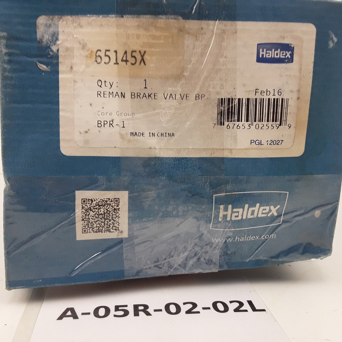 Haldex 65145X - Air Brake Relay Valve 4-Port Delivery, Core Group BPR-1