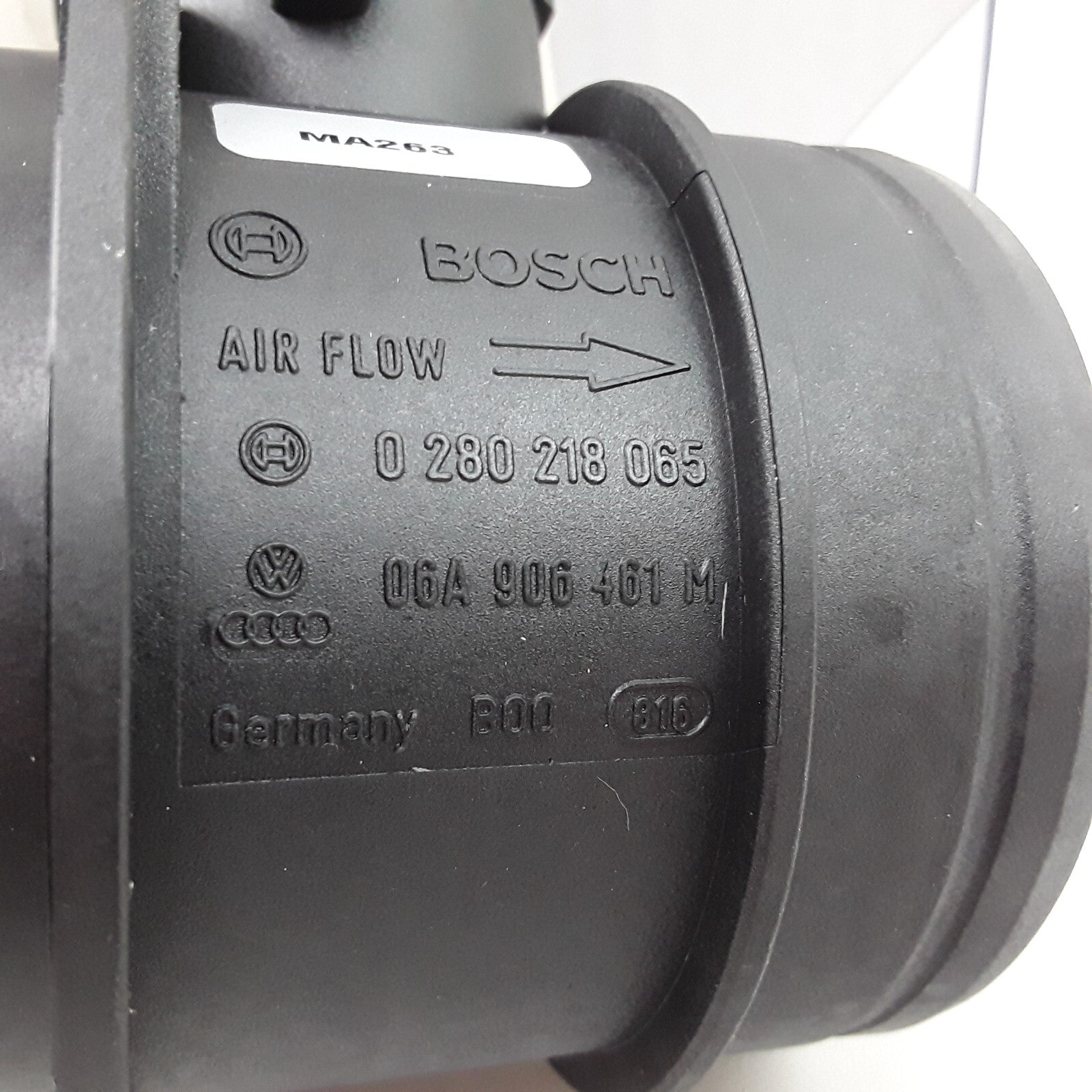 Mass Air Flow Sensor Fits Audi RS6 TT Quattro Seat Leon (2003 2004 2005 2006)