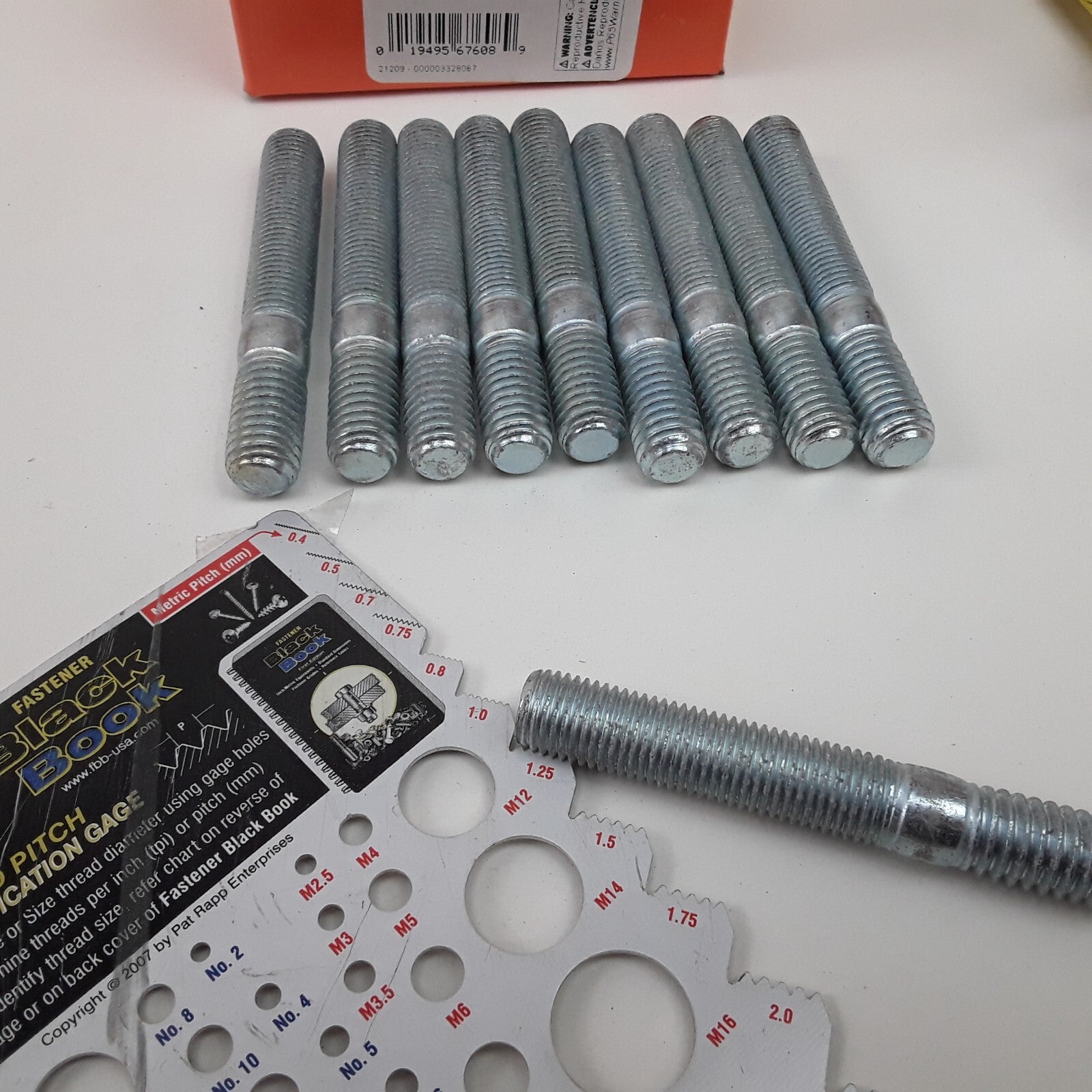 Multi-Purpose Double Ended Stud - 7/16-14 x 3/4 In. and 7/16-20 x 1-13/16 In