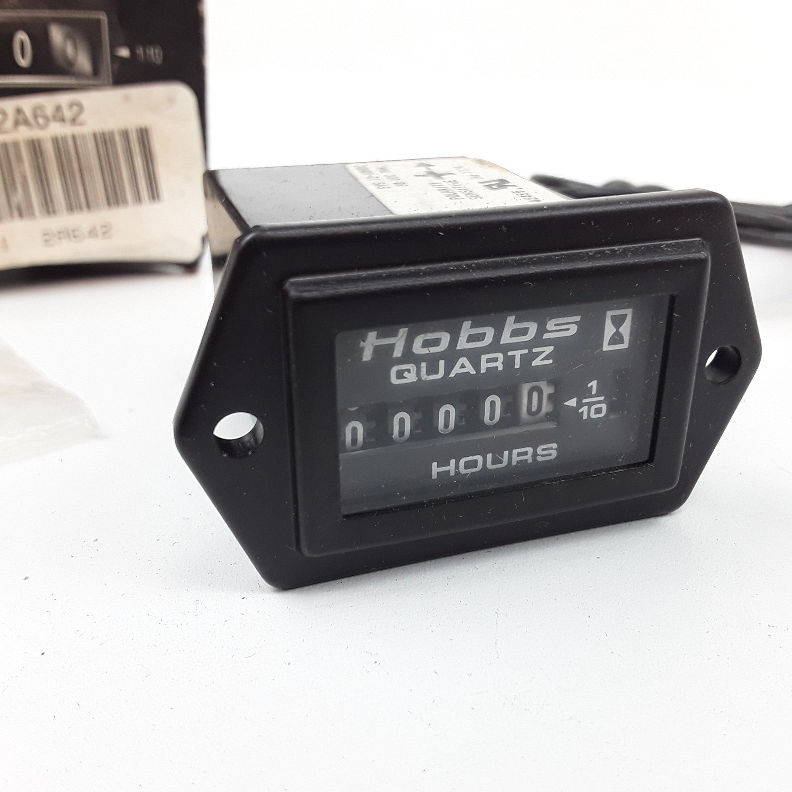 Hobbs 2A642 Quartz Hour Meter Heavy Duty Universal Use For Forklifts