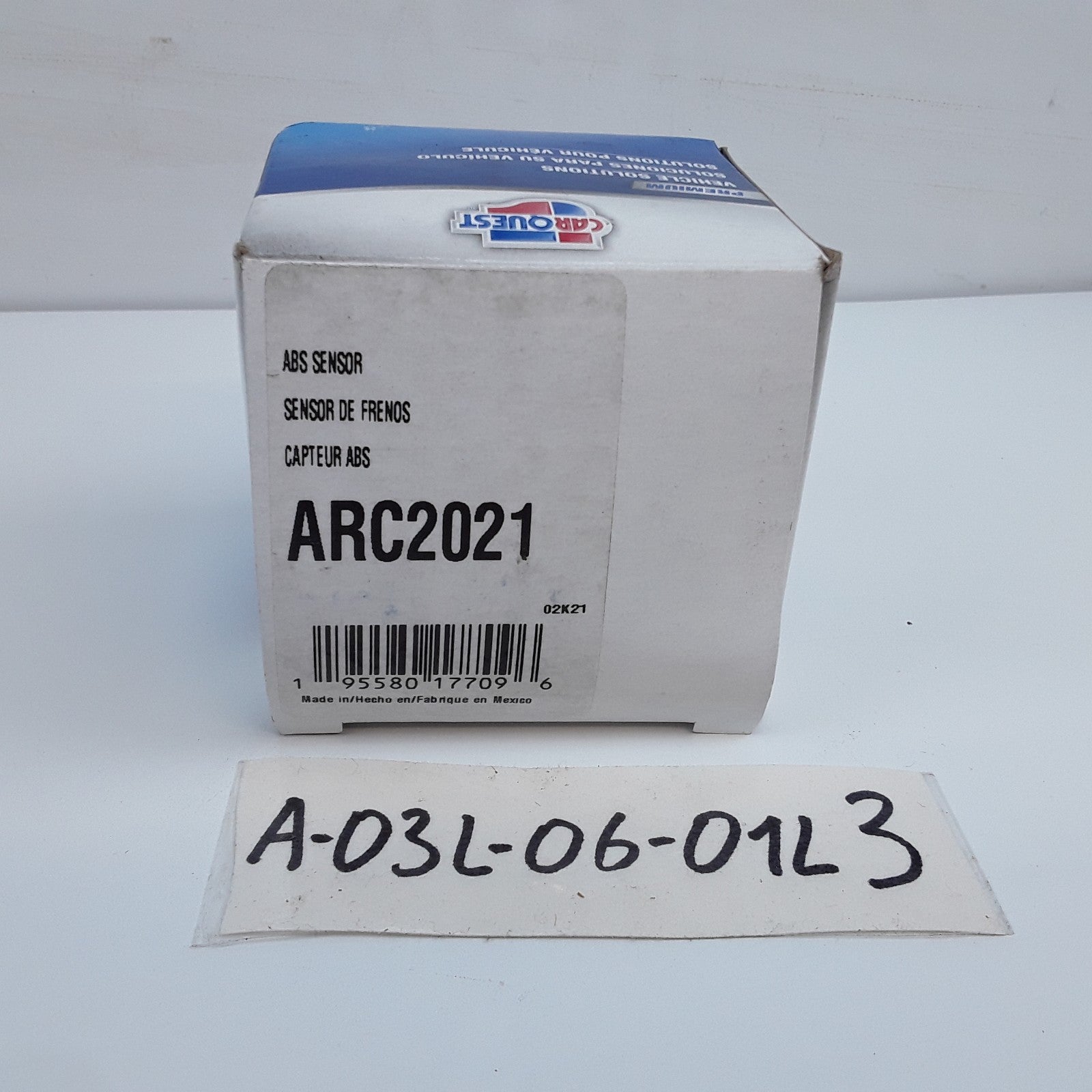 Carquest ARC2021 Rear Right ABS Wheel Speed Sensor Assembly Fits Ram 3500 (2013)