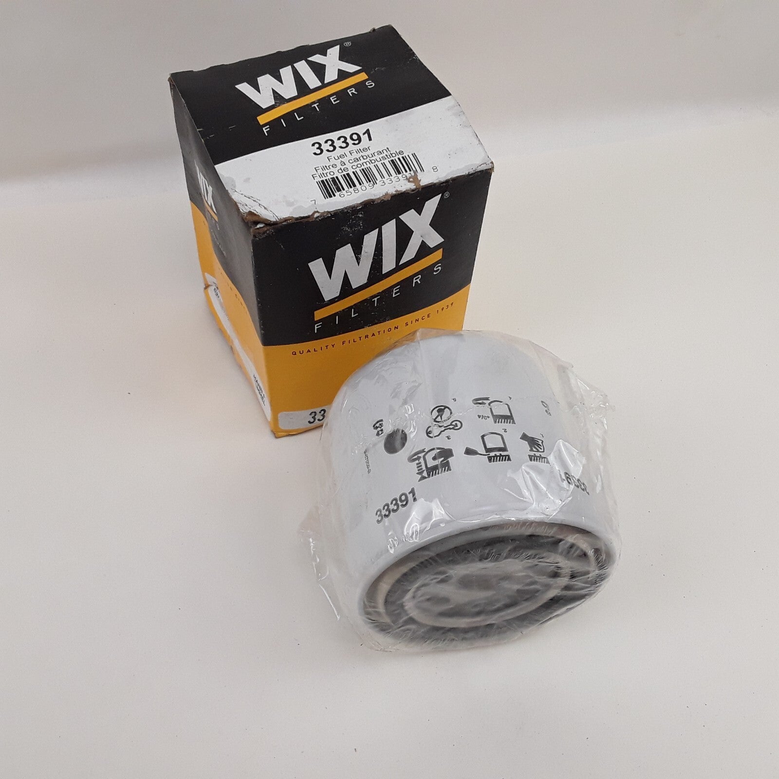 WIX 33391 Spin-On Hydraulic Engine Fuel Filter Fits John Deere Kubota Koehring
