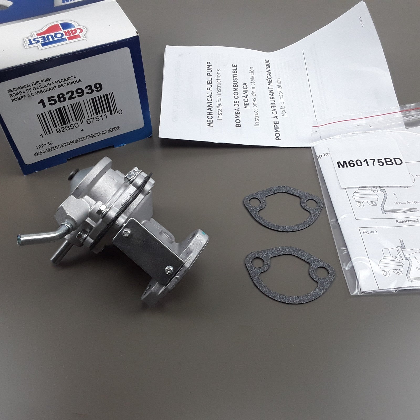 Mechanical Fuel Pump Fits Volkswagen Beetle Karmann Ghia Transporter (1966-1970)