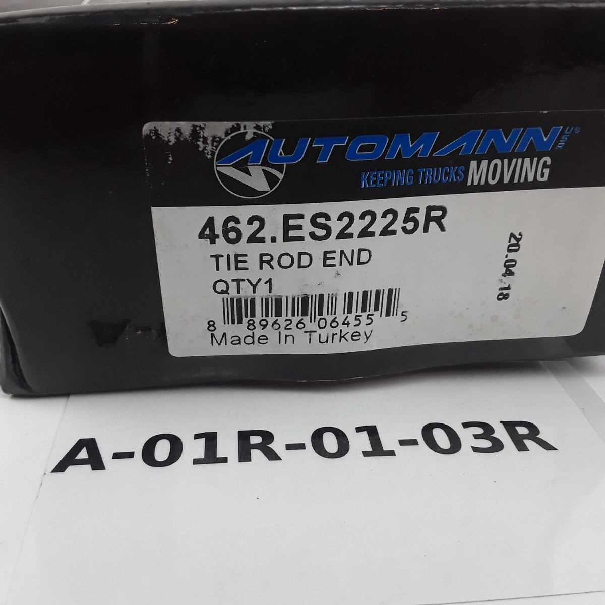 Steering Tie Rod End Right 1-1/4-12 Thread x 5.75in Center-to-End For Dana Axles