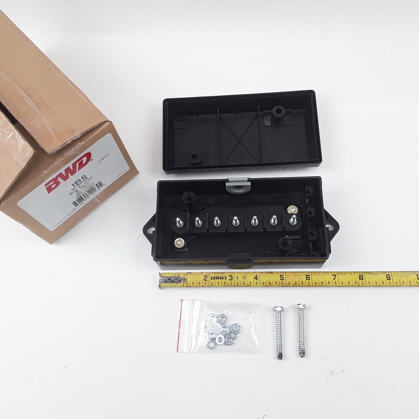 BWD Automotive JB8 Thermal Limiter Fuse Holder Switch Block Black