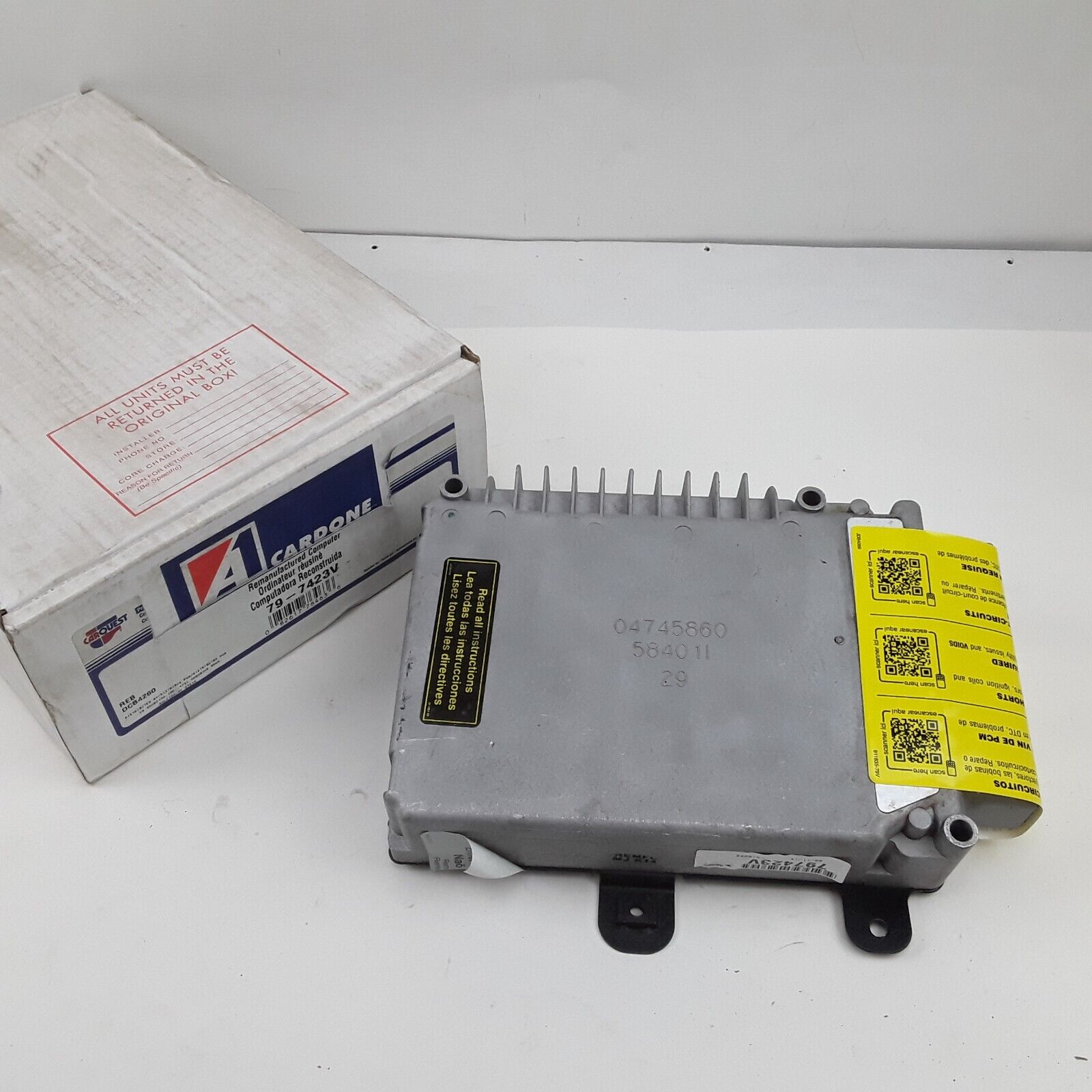 Cardone 79-7423V Engine Control Module Rectangle For Dodge Chrysler 3.3L 2002
