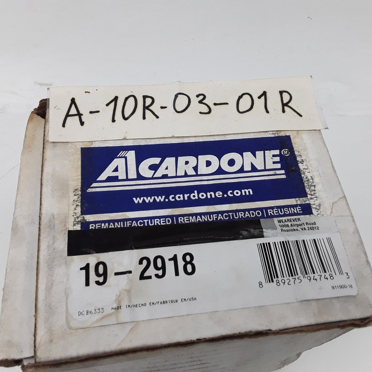 Cardone 19-2918 Front Left Disc Brake Caliper Fits Kia Rio (2003 2004 2005) 1.6L