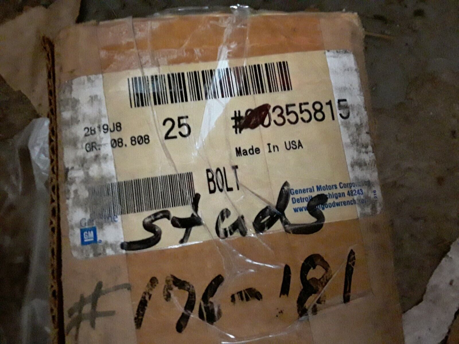 1PC WHEEL STUD OEM GM FOR CHEVROLET C G K P R V 30 35,GMC C G K P R V 3500 - HotCarParts