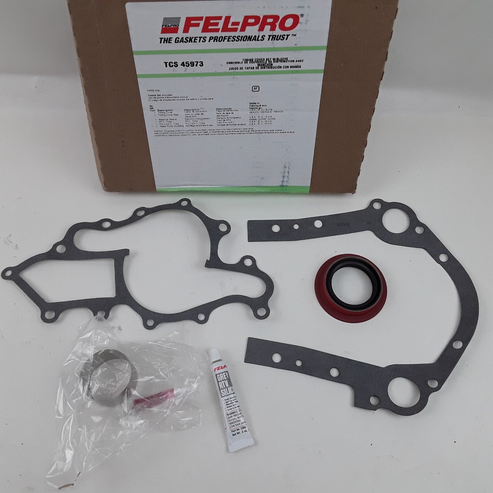 Engine Timing Cover Gasket Set Fits Mercury Topaz 1992 Ford Windstar 95 1998-99