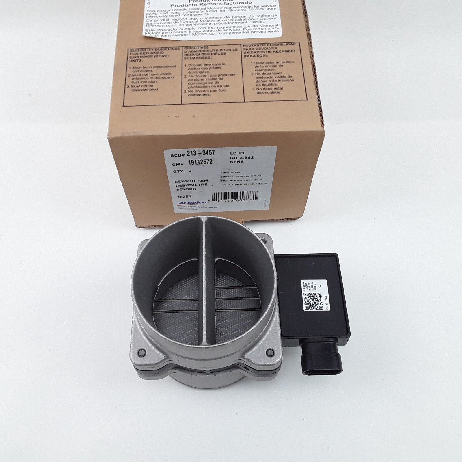 ACDelco 213-3457 Mass Air Flow Sensor For Cadillac GMC Chevrolet Pontiac 1993-02