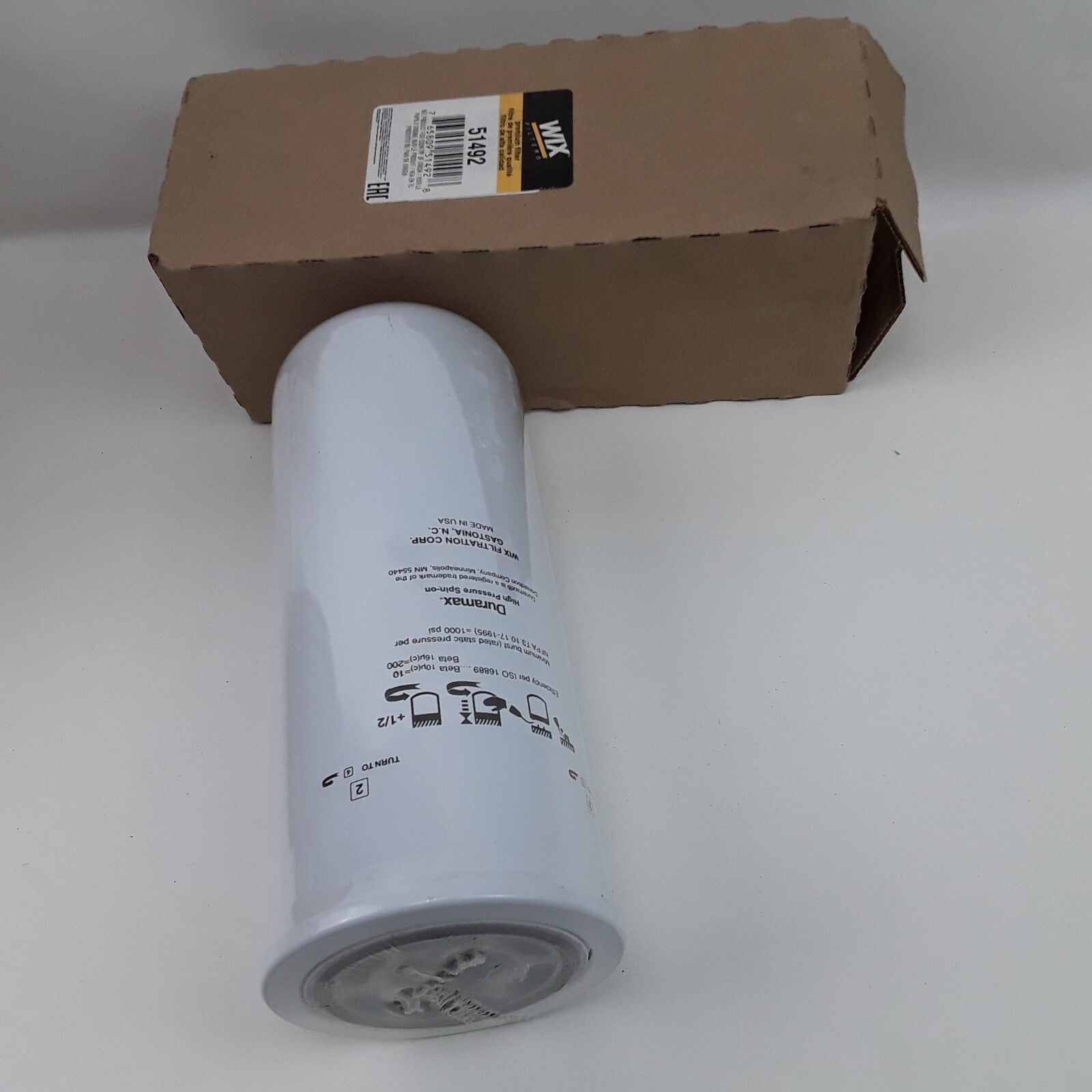 Wix 51492 492 Spin-On Hydraulic Filter Construct Heavy Duty High Performance