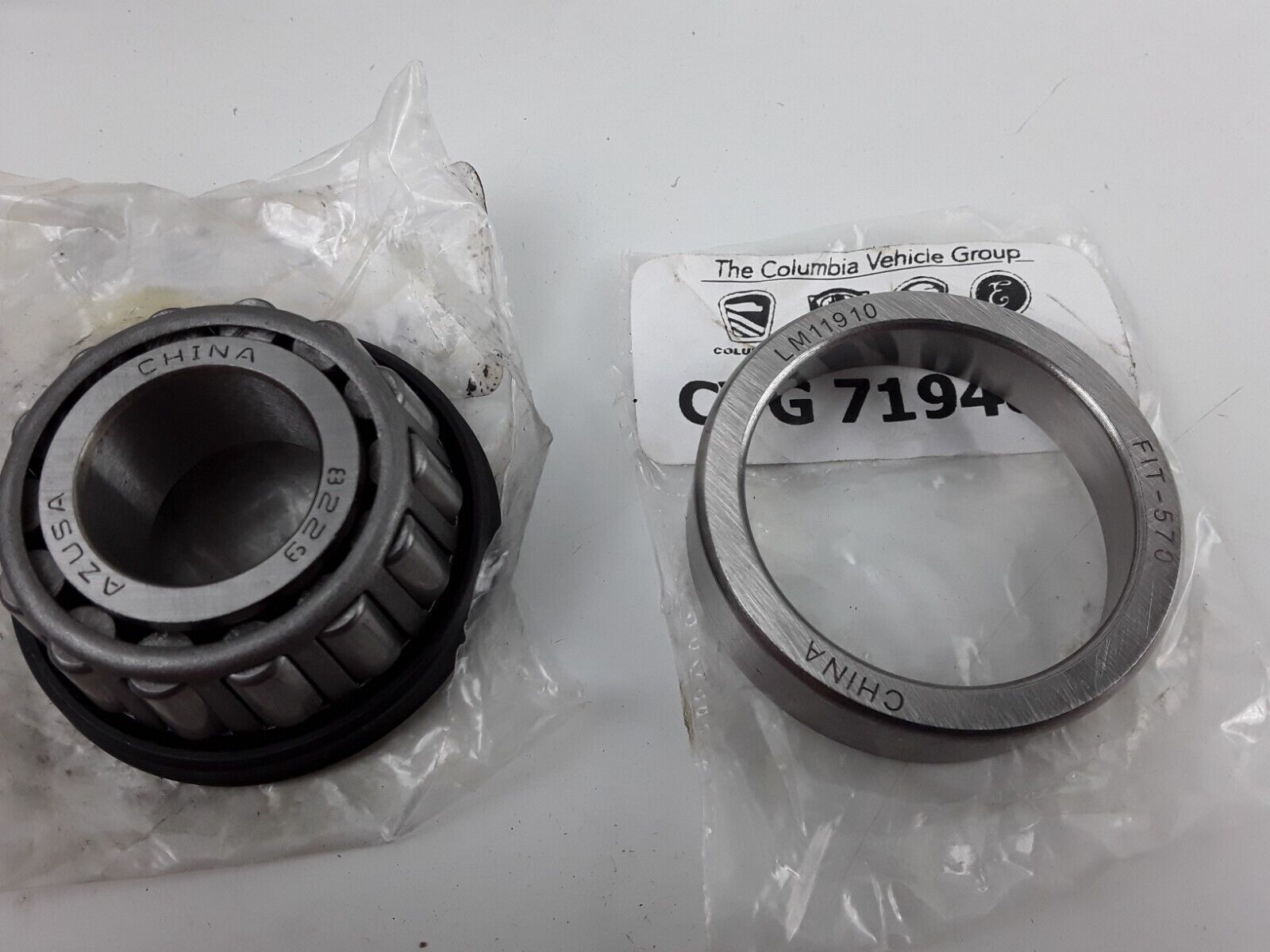 FOR COLUMBIA CR10 DRUM HUB BEARINGS LM11910 FIT-570 8229 AZUSA CVG 749753 719487 - HotCarParts
