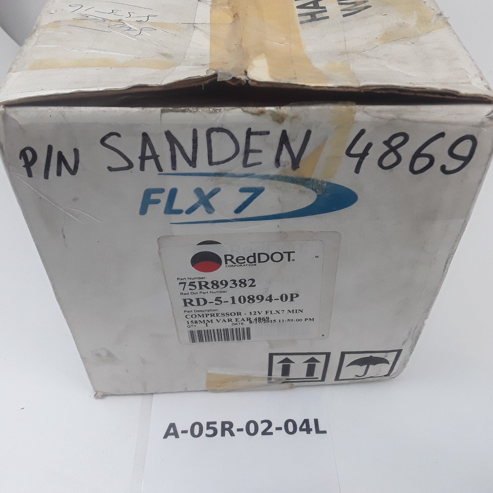 Red Dot 75R89382 A/C Compressor FLX7 Assembly Heavy Duty High Performance