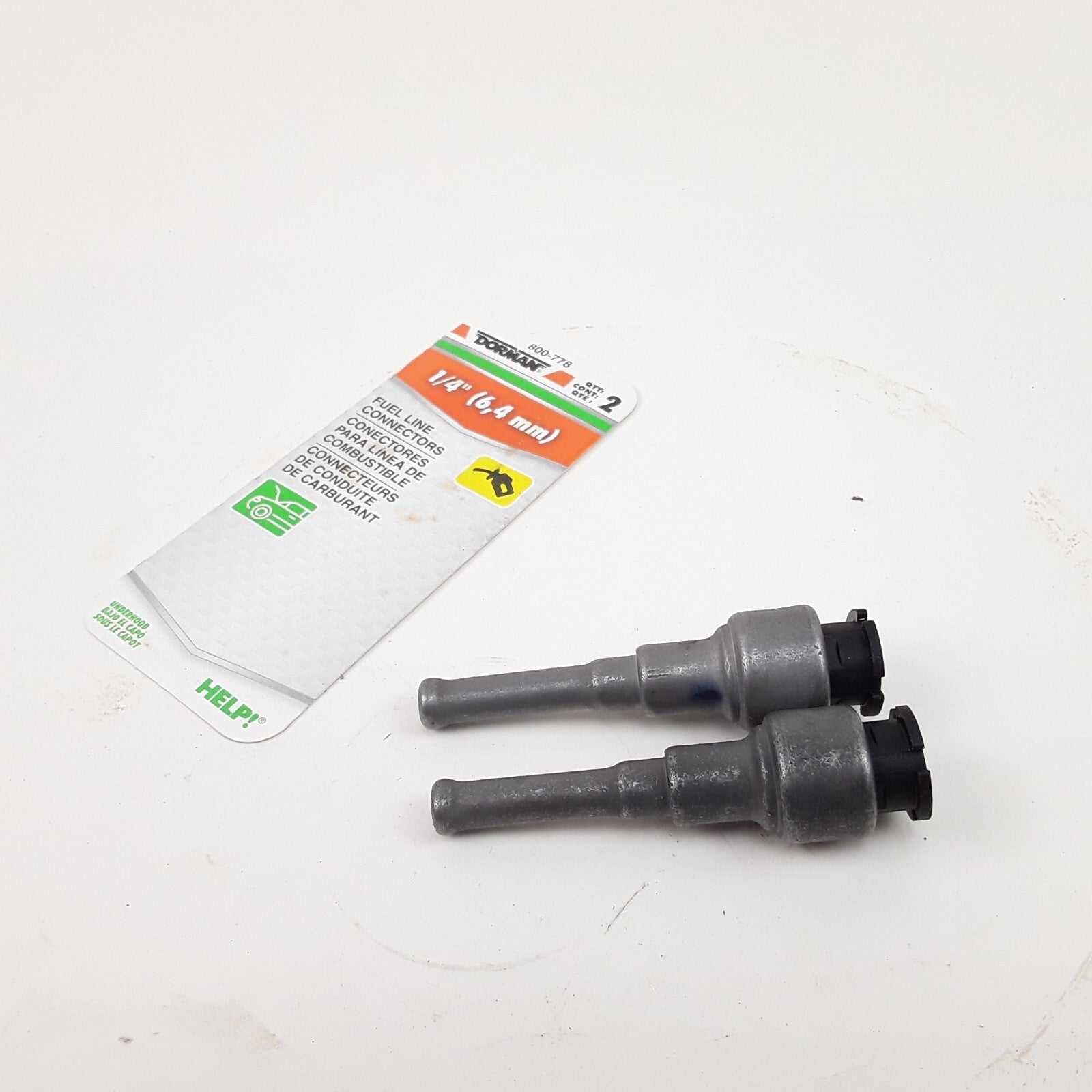 Dorman 800-778 Straight To 1/4 In. Barbed Fuel Line Connector Pack of 2