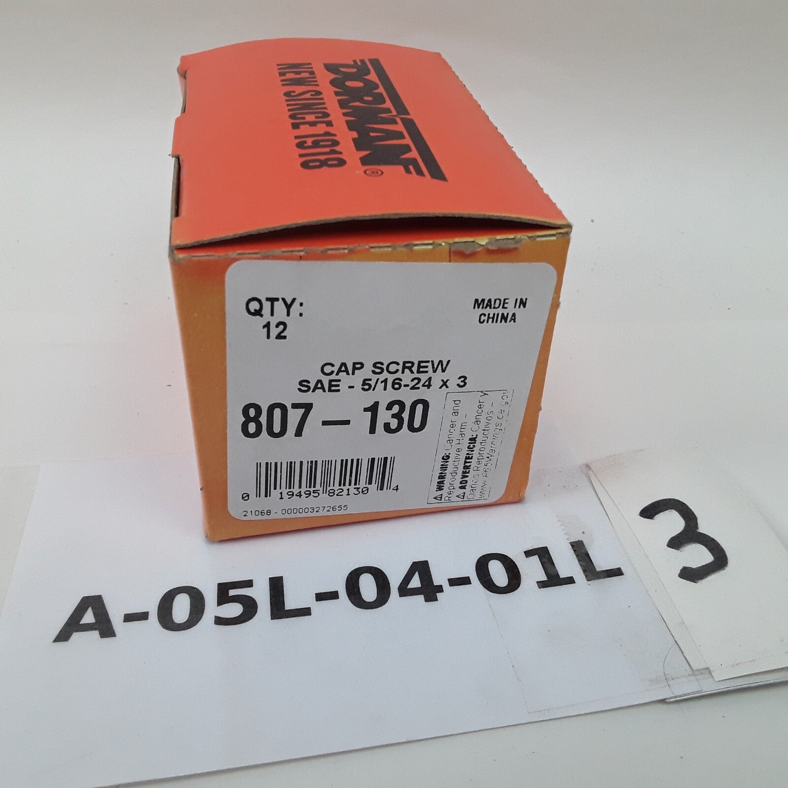 Multipurpose Car Truck Bolt Cap Screw-Hex Head-Grade 5- 5/16-24 x 3" Pack of 12