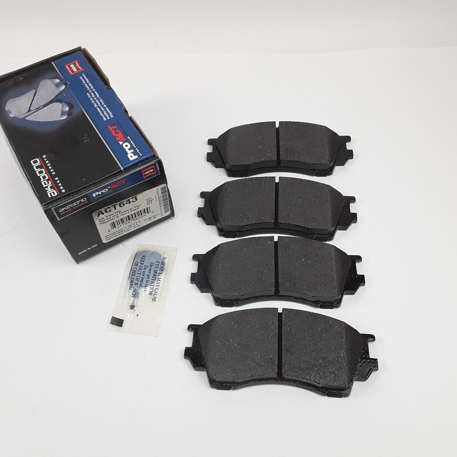 Front Disc Brake Pad Fits Mazda Millenia 1995 1996 1997 1998 1999 2000 2001 2002