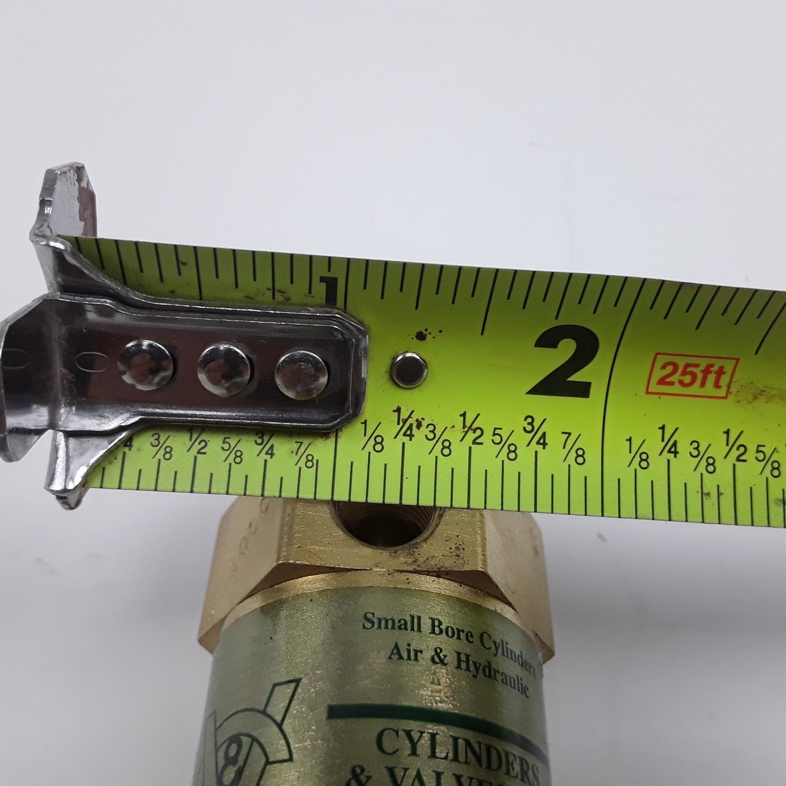 C & V CC-1000-2 X 4" DA Small Bore Cylinder Air & Hydraulic Valves 500 PSI