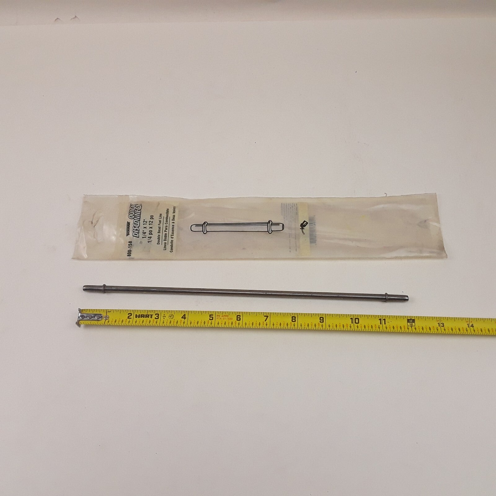 Dorman 800-158 Fuel Repair Line Kit Steel 1/4 in. x 12 in. Double Bead Line