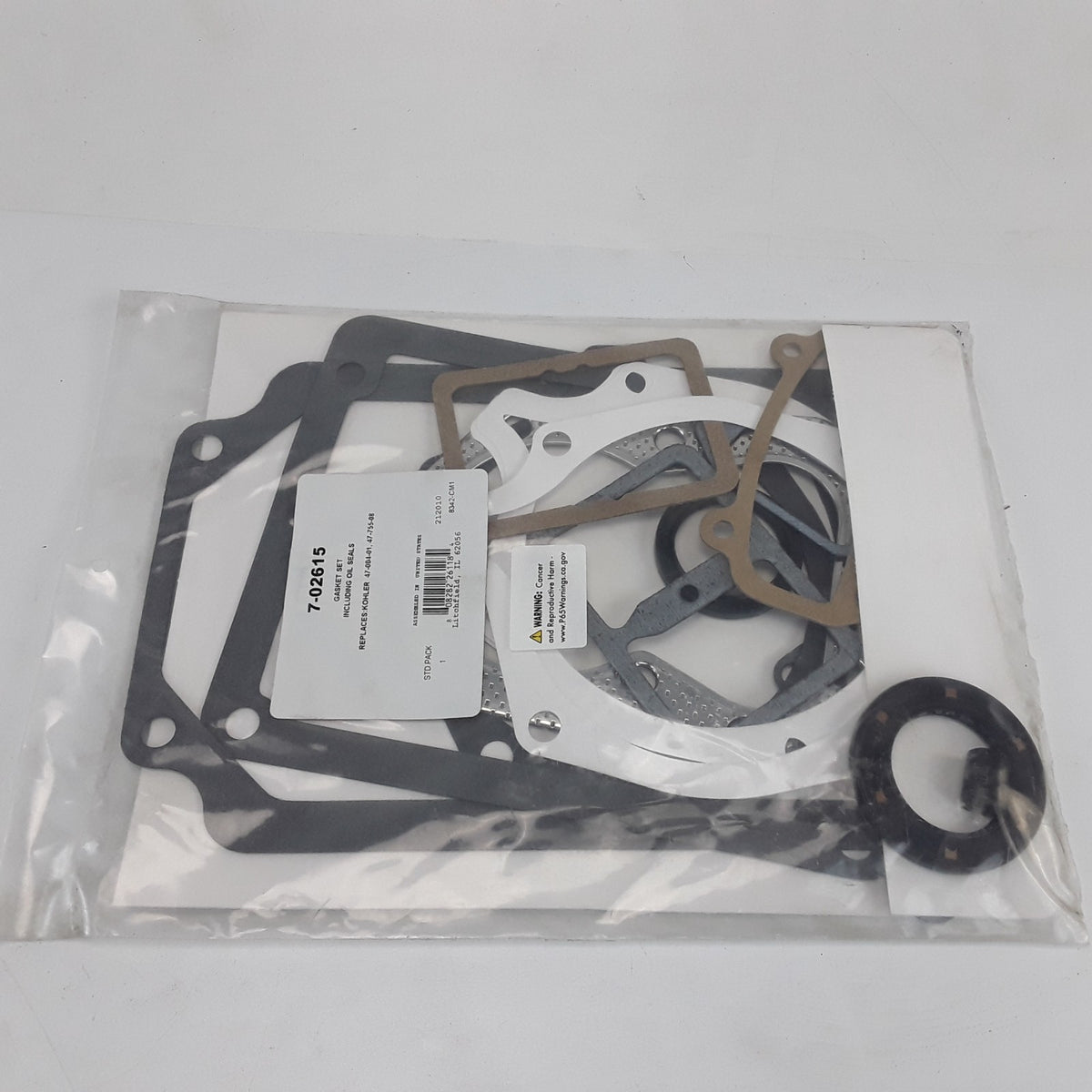 Prime Line 7-02615 Engine Gasket & Seal Set Replaces Kohler 47-755-08, 47-004-01