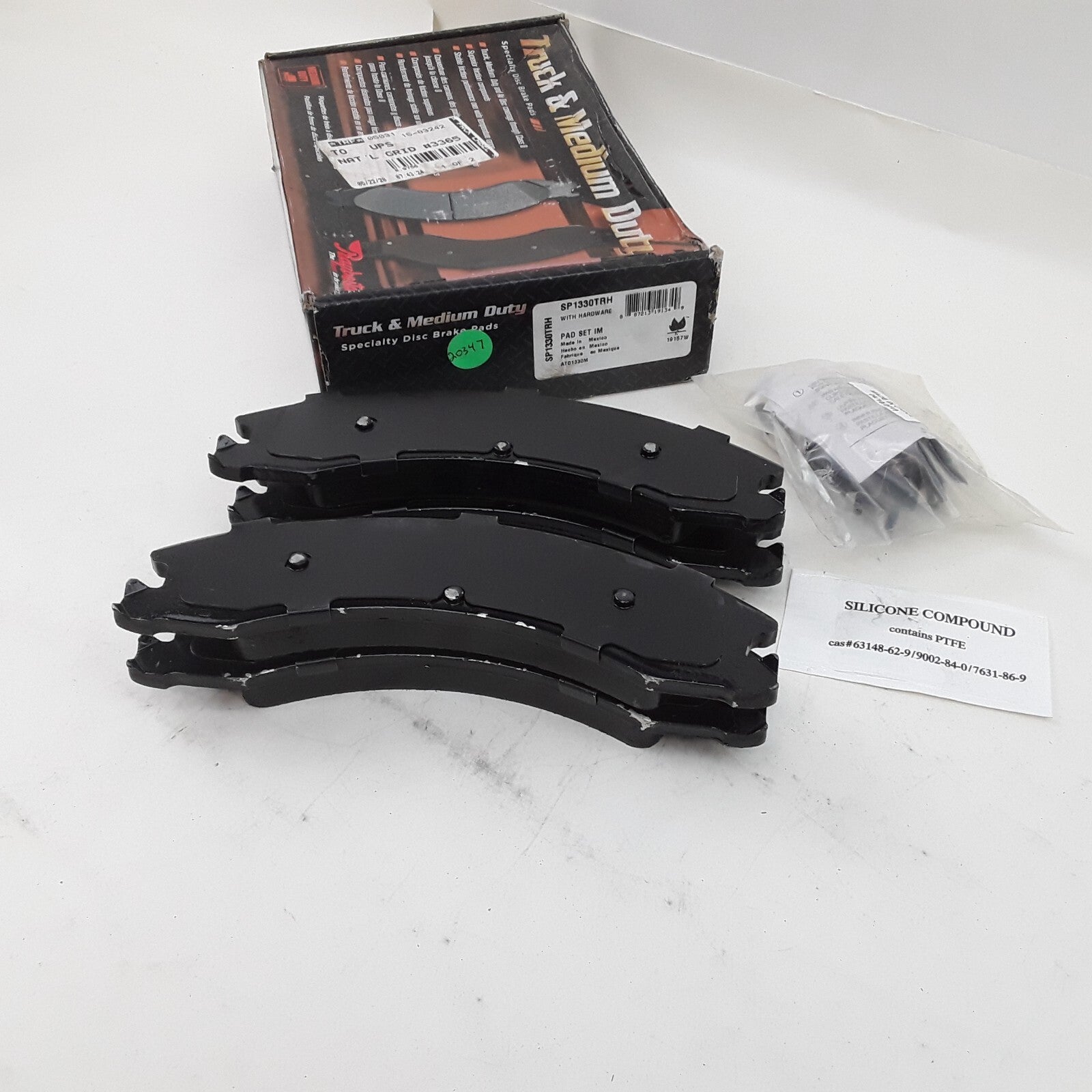 Medium Duty Metallic Rear Brake Pad Fits Ford E-450 Super Duty 2008-19 21