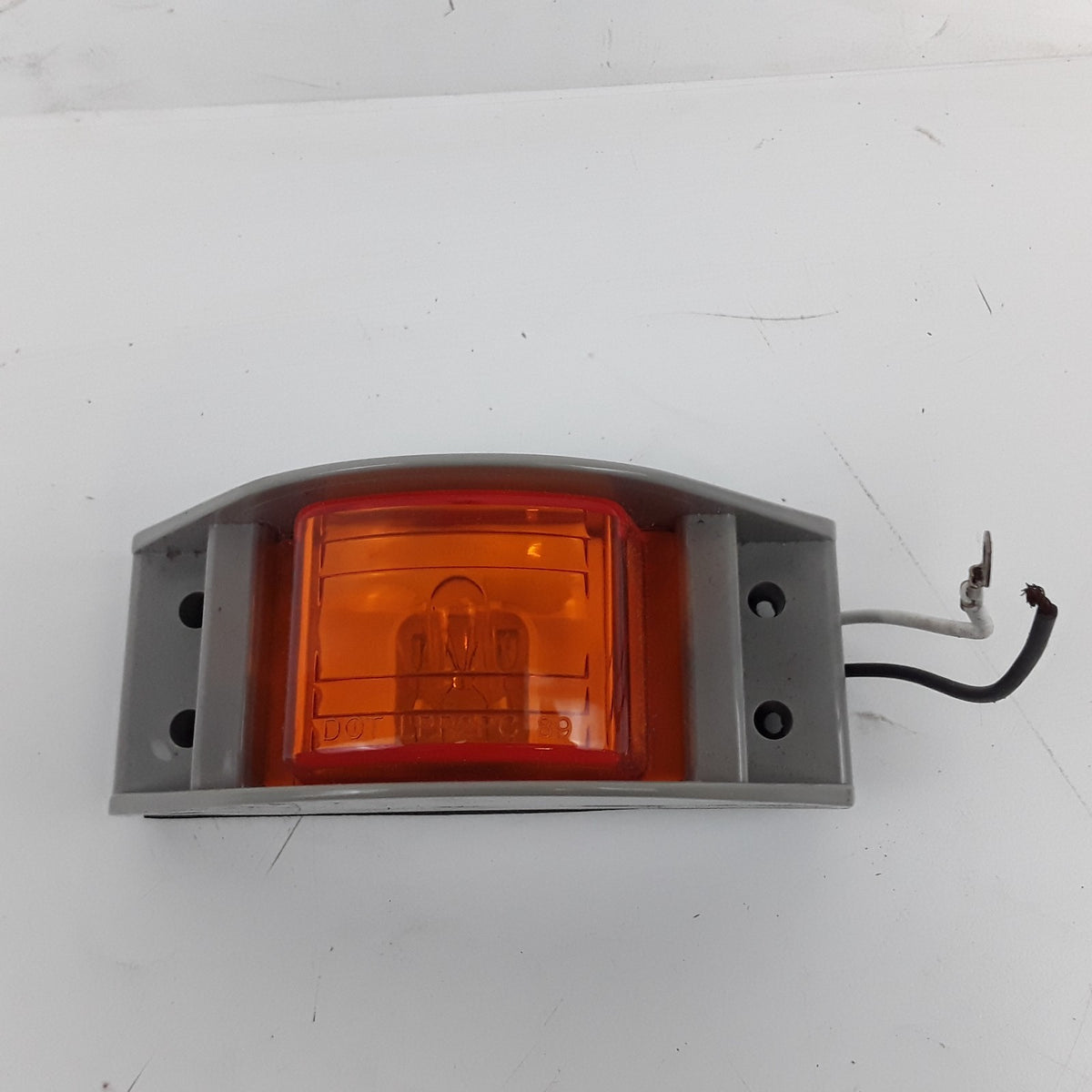 Amber Marker Light with Bracket & Wiring Fits Truck, School Bus or Trailers